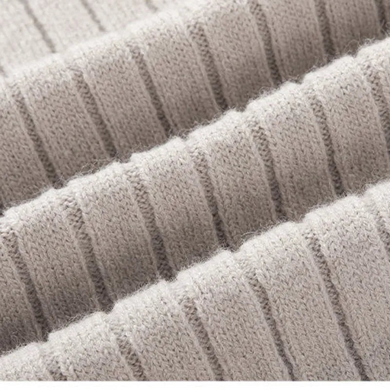 Mens Ribbed Half Zip Sweater in Neutral Tones for Versatile Style - Nalani - UK Fashion Clothing and Decor