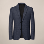 Mens Slim Fit Plaid Blazer With Vintage Check Tailored Jacket - Nalani - UK Fashion Clothing and Decor