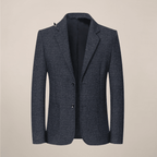 Mens Slim Fit Plaid Blazer With Vintage Check Tailored Jacket - Nalani - UK Fashion Clothing and Decor