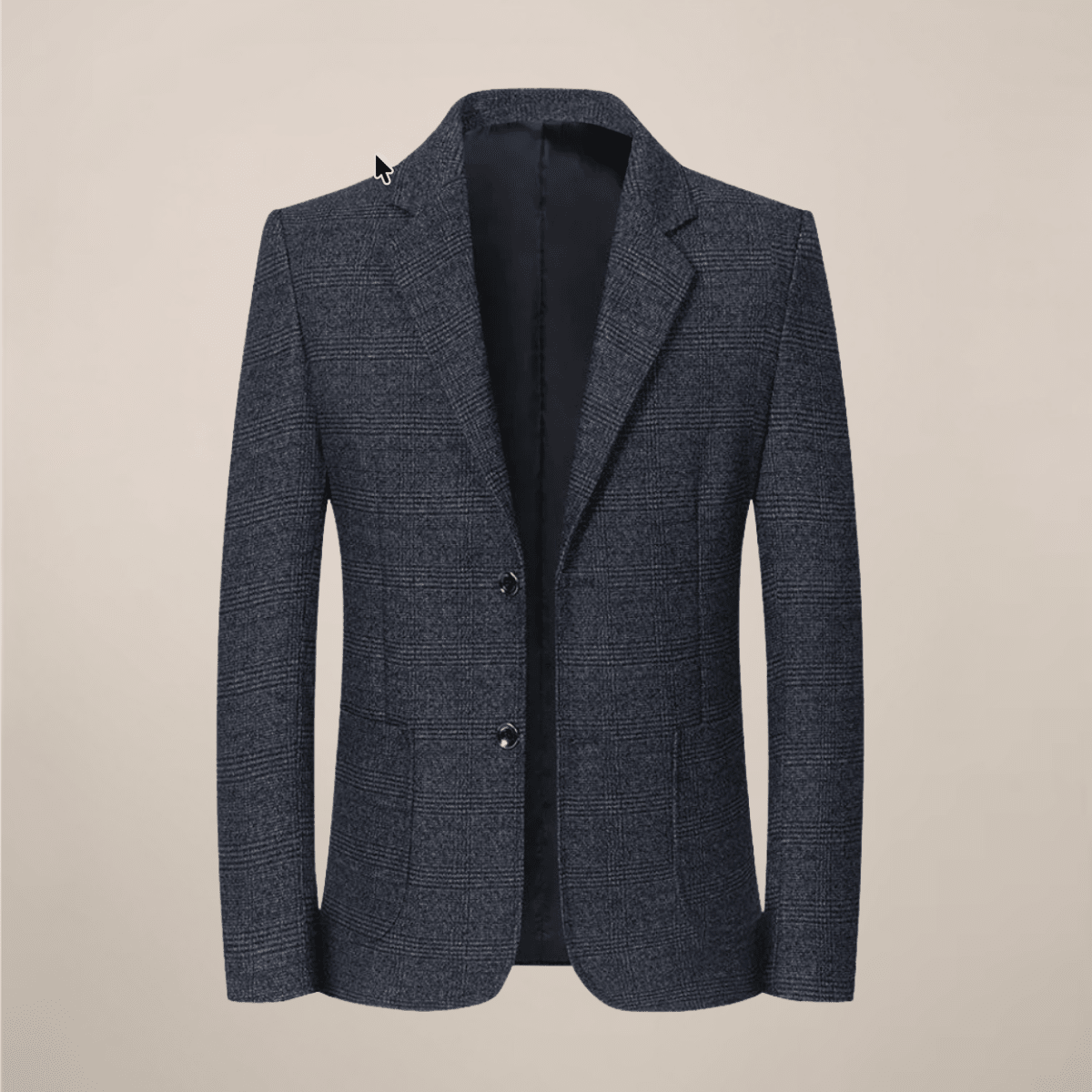 Mens Slim Fit Plaid Blazer With Vintage Check Tailored Jacket - Nalani - UK Fashion Clothing and Decor