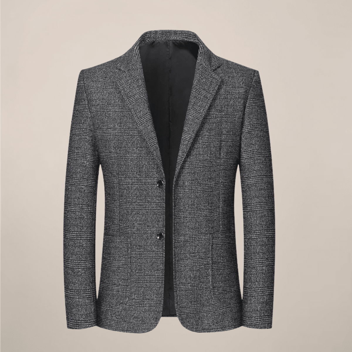 Mens Slim Fit Plaid Blazer With Vintage Check Tailored Jacket - Nalani - UK Fashion Clothing and Decor