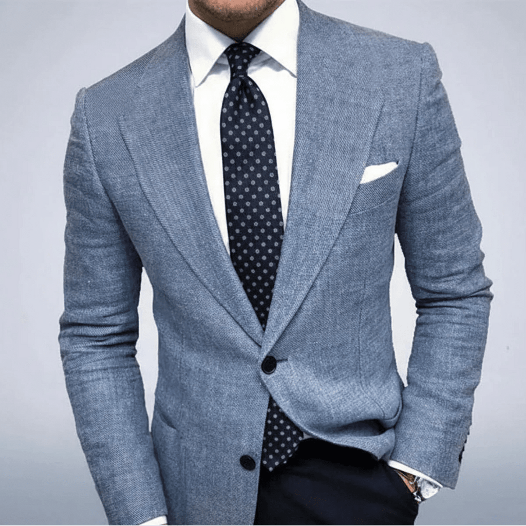 Mens Tailored Blazer Lightweight Smart Jacket For Work And Dinner - Nalani - UK Fashion Clothing and Decor