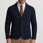 Men's Tailored Blazer Notched Lapel Single Breasted For Business And Evening - Nalani - UK Fashion Clothing and Decor