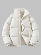 Mens Thick Puffer Jacket With Fleece Lining For Winter - Nalani - UK Fashion Clothing and Decor