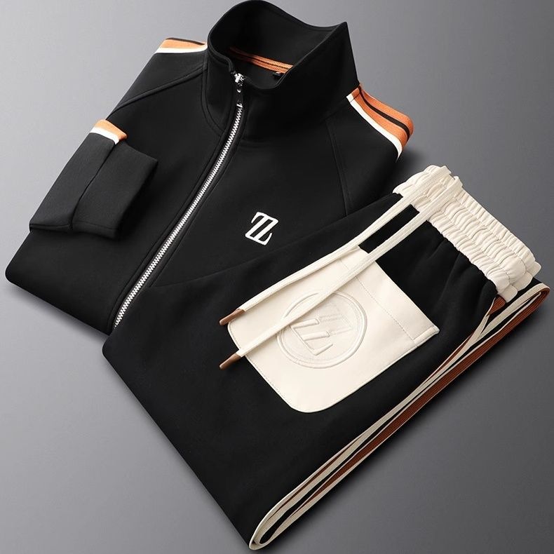 Men's Two Piece Tracksuit Set Athletic Wear Zip Up - Nalani - UK Fashion Clothing and Decor