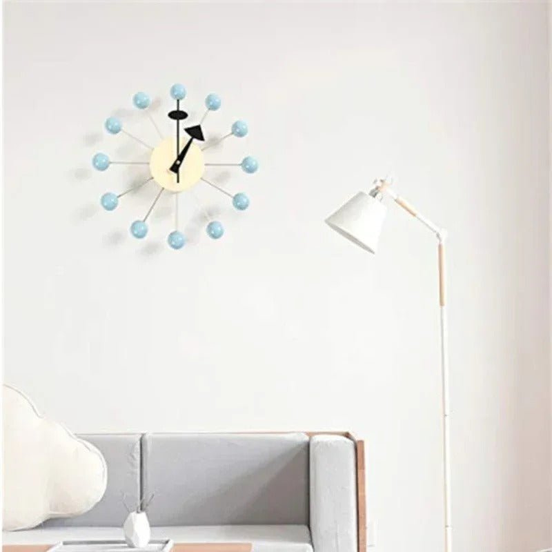 Mid Century Modern Wall Clock With Silent Quartz Movement - Nalani - UK Fashion Clothing and Decor