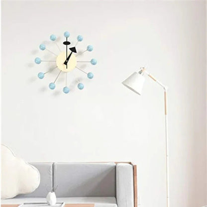 Mid Century Modern Wall Clock With Silent Quartz Movement - Nalani - UK Fashion Clothing and Decor