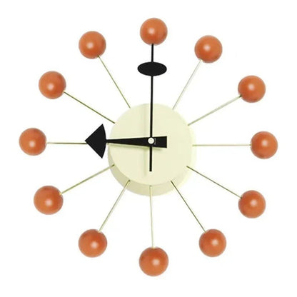 Mid Century Modern Wall Clock With Silent Quartz Movement - Nalani - UK Fashion Clothing and Decor