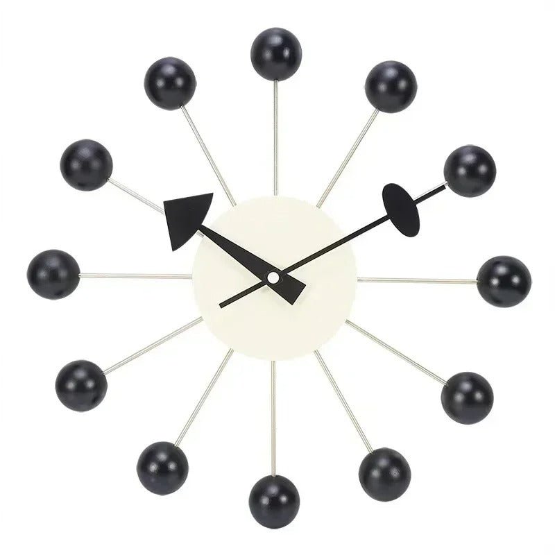 Mid Century Modern Wall Clock With Silent Quartz Movement - Nalani - UK Fashion Clothing and Decor