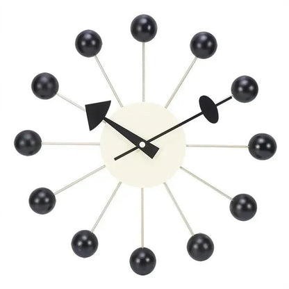 Mid Century Modern Wall Clock With Silent Quartz Movement - Nalani - UK Fashion Clothing and Decor