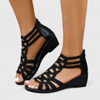 Mindy | Comfortable Flat Sandals With Cushioned Footbed - Nalani - Fashion Clothing and Decor