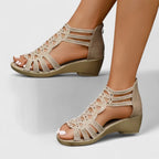 Mindy | Comfortable Flat Sandals With Cushioned Footbed - Nalani - Fashion Clothing and Decor