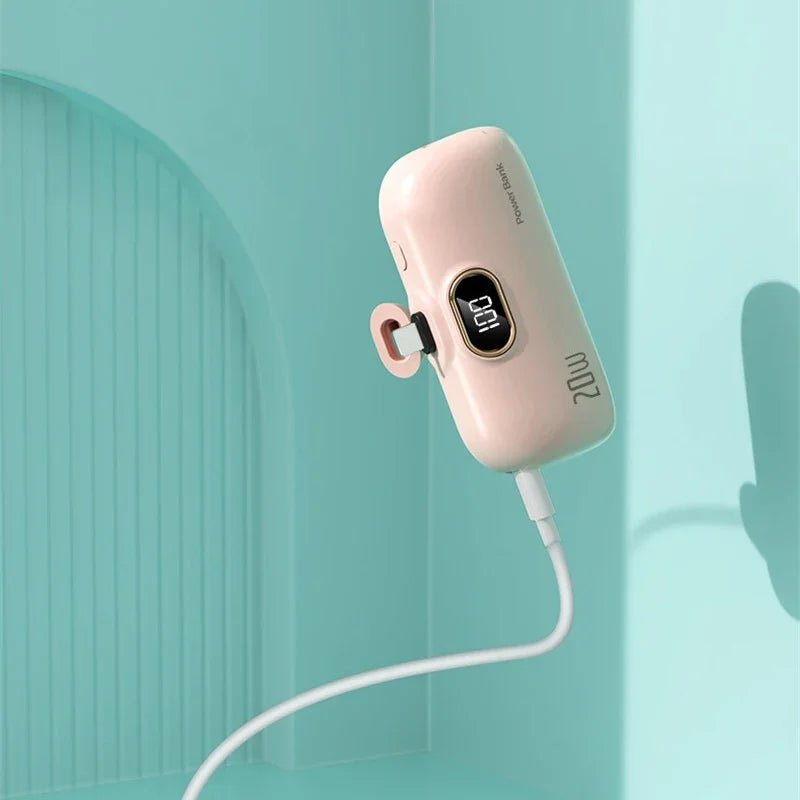 Mini Capsule Power Bank 3000mAh Wireless Fast Charge - Nalani - UK Fashion Clothing and Decor