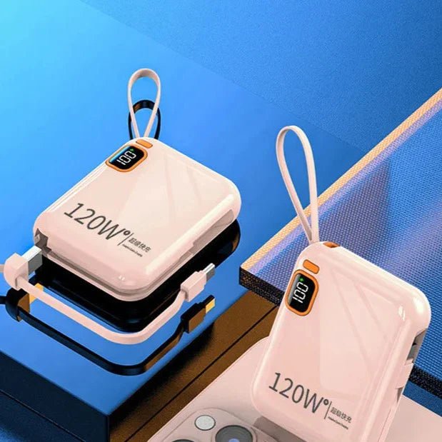 Mini Power Bank 120W 5000mAh Fast Charge Portable Charger - Nalani - UK Fashion Clothing and Decor