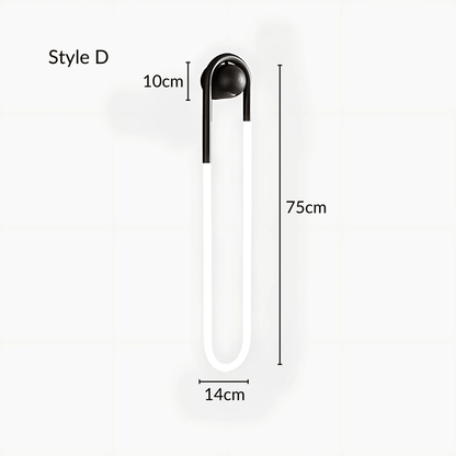 Minimalist Pendant Light in Brushed Brass or Satin Black - Nalani - UK Fashion Clothing and Decor