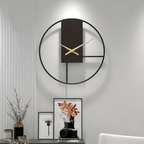 Minimalist Silent Wall Clock Large Quiet Timeless Decor - Nalani - UK Fashion Clothing and Decor