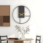 Minimalist Silent Wall Clock Large Quiet Timeless Decor - Nalani - UK Fashion Clothing and Decor
