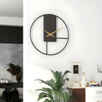 Minimalist Silent Wall Clock Large Quiet Timeless Decor - Nalani - UK Fashion Clothing and Decor
