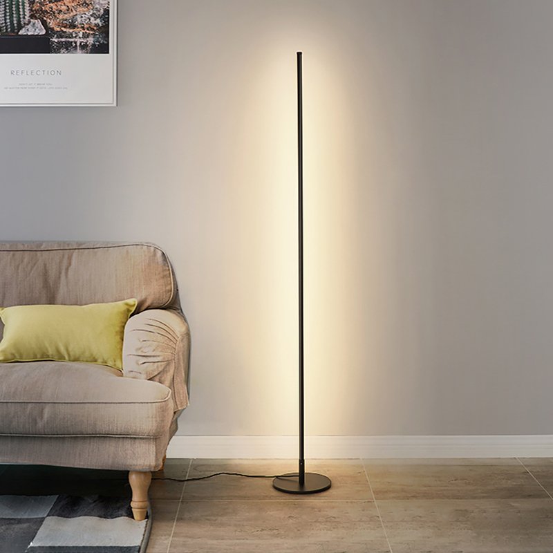 Modern LED Floor Lamp With Remote Dimmable Warm Cool - Nalani - UK and AUS Fashion Clothing and Decor