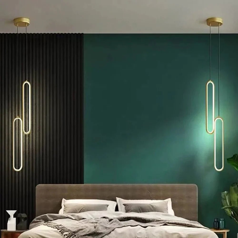 Modern Minimalist LED Pendant Light Single Or Double Head - Nalani - UK Fashion Clothing and Decor