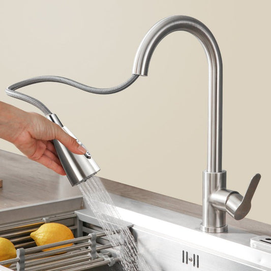 Modern Stainless Steel Kitchen Faucet Dual and Tri Mode - Nalani - UK Fashion Clothing and Decor