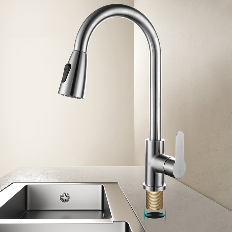 Modern Stainless Steel Kitchen Faucet Dual and Tri Mode - Nalani - UK Fashion Clothing and Decor