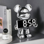 Modern Teddy Bear Shape Digital Clock for Home Decor - Nalani - UK and AUS Fashion Clothing and Decor