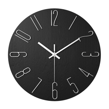 Modern Wall Clock for Living Room Minimalist Design Sleek - Nalani - UK Fashion Clothing and Decor