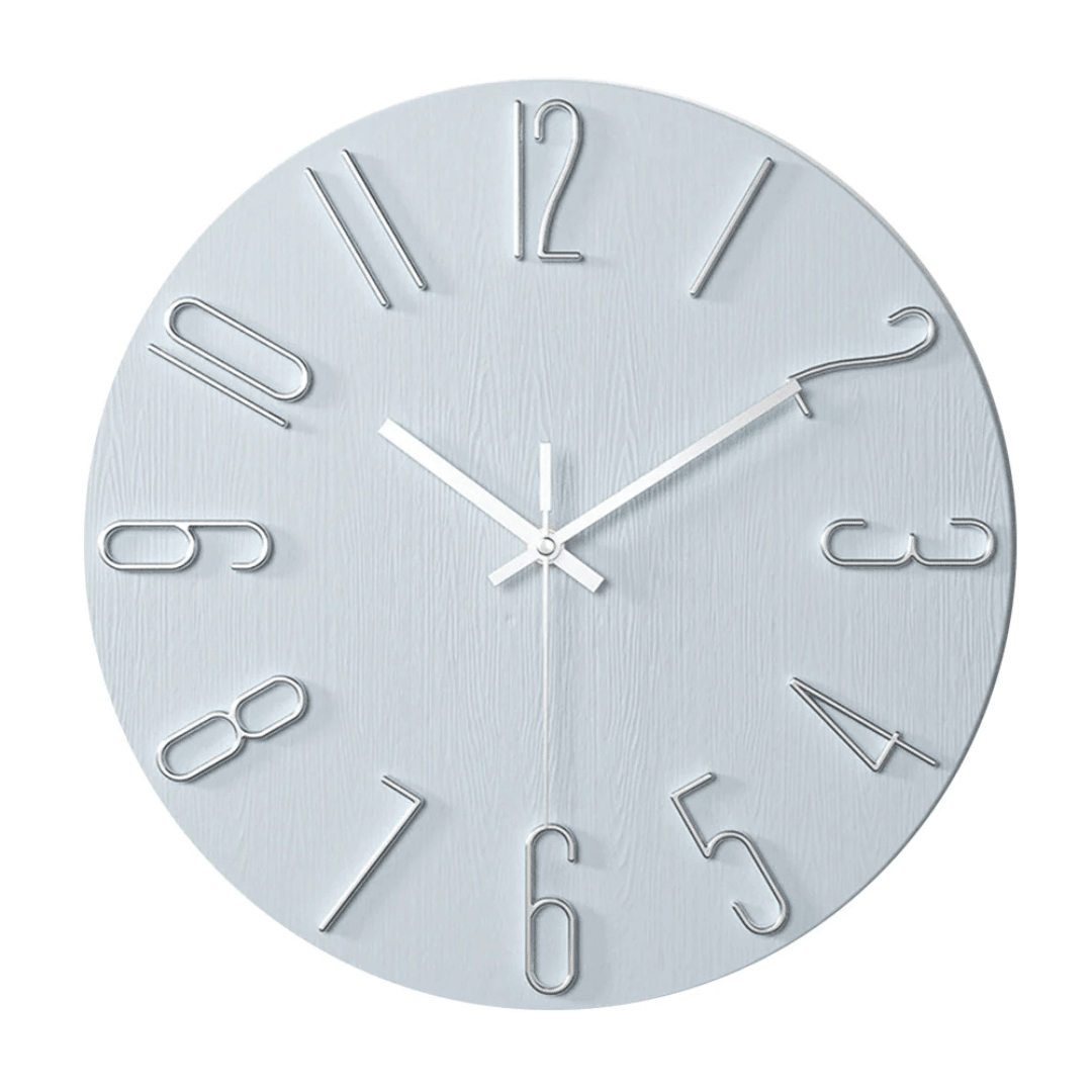 Modern Wall Clock for Living Room Minimalist Design Sleek - Nalani - UK Fashion Clothing and Decor