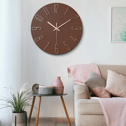 Modern Wall Clock for Living Room Minimalist Design Sleek - Nalani - UK Fashion Clothing and Decor