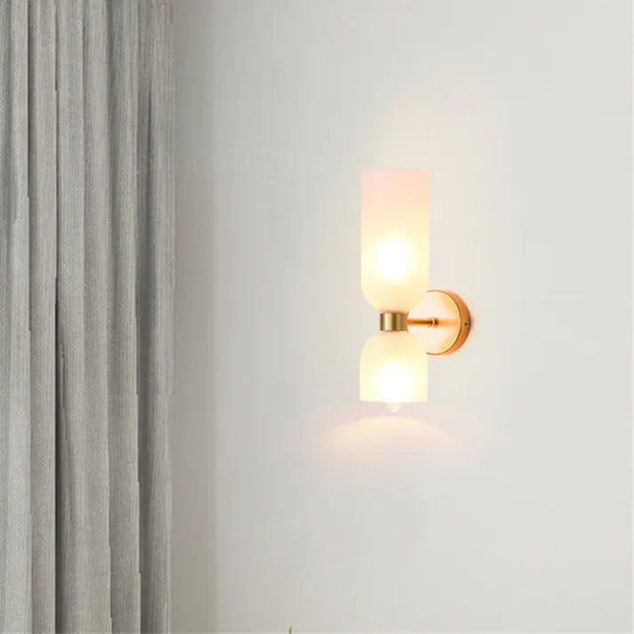 Modern Wall Lamp with Glass Shades and Energy Efficient LED Light - Nalani - UK Fashion Clothing and Decor