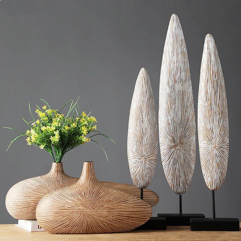 Modern Wooden Vase for Stylish Home Décor and Flower Display - Nalani - UK Fashion Clothing and Decor