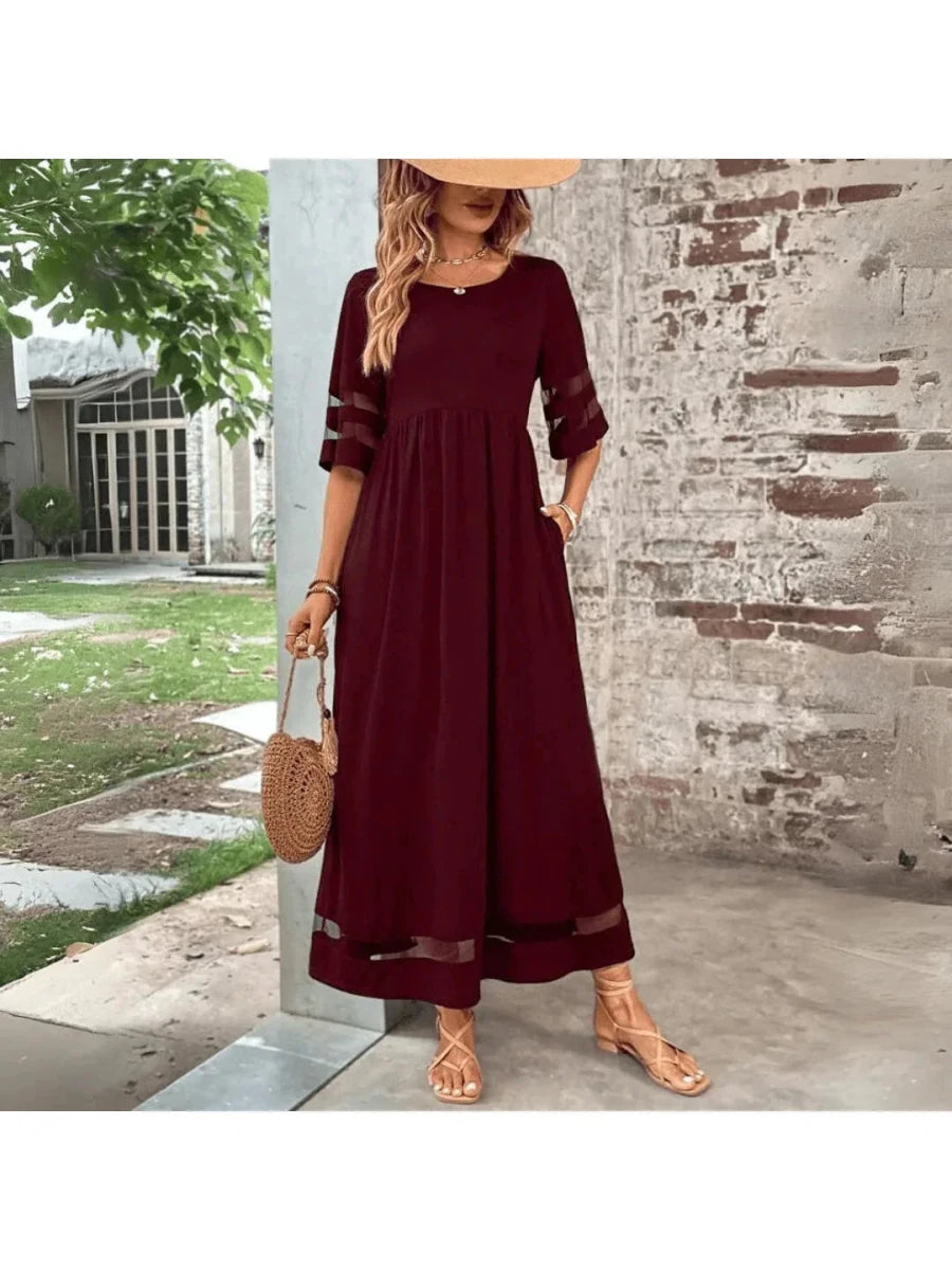 Nadia - Tummy Coverage Dress Elegant Fit For Confidence - Nalani - Fashion Clothing and Decor
