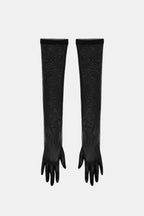 Naiya – Elbow Length Sheer Mesh Gloves For Evening Glamour And Dresses - Nalani - Fashion Clothing and Decor