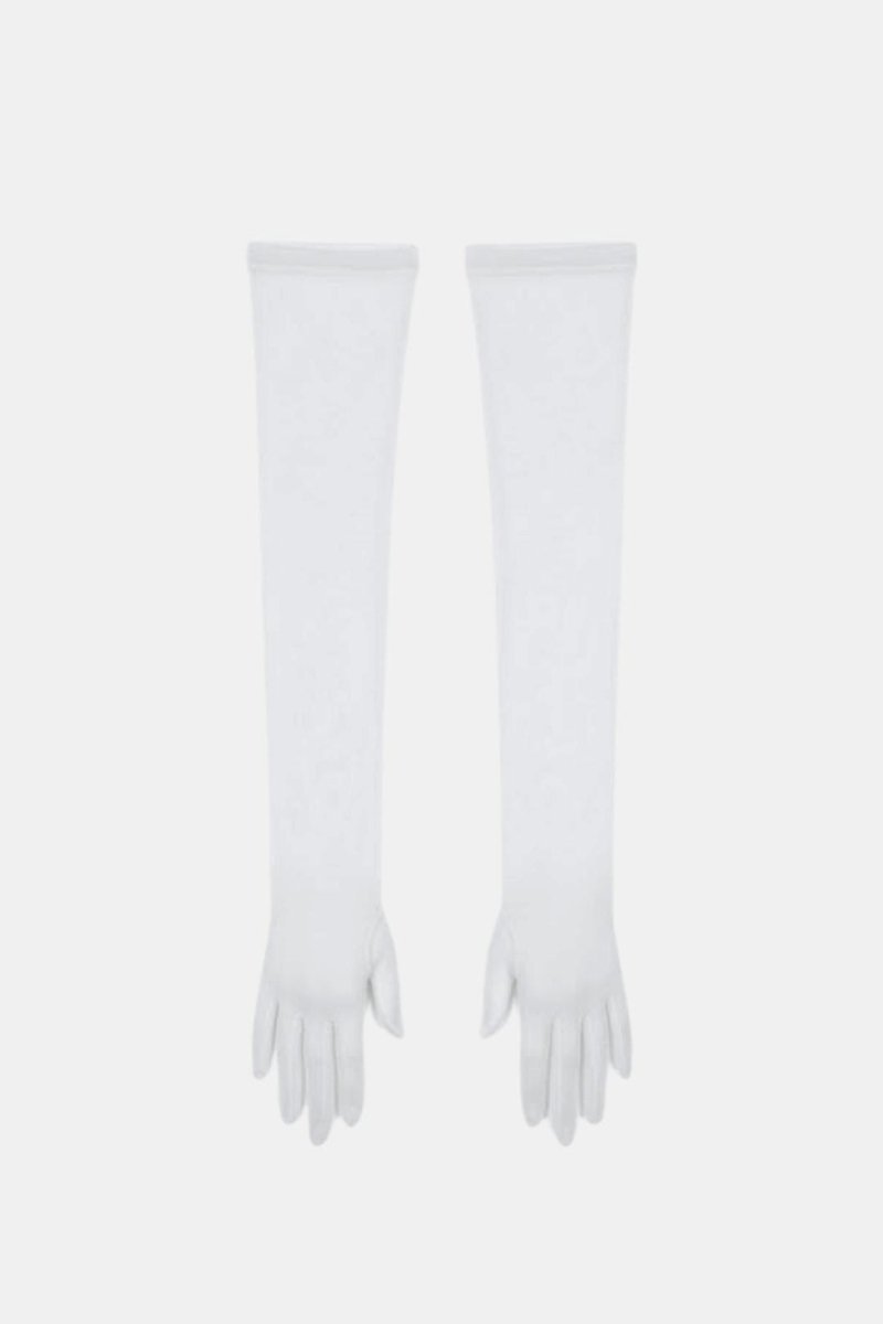 Naiya – Elbow Length Sheer Mesh Gloves For Evening Glamour And Dresses - Nalani - Fashion Clothing and Decor