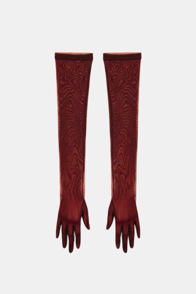 Naiya – Elbow Length Sheer Mesh Gloves For Evening Glamour And Dresses - Nalani - Fashion Clothing and Decor