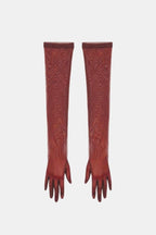 Naiya – Elbow Length Sheer Mesh Gloves For Evening Glamour And Dresses - Nalani - Fashion Clothing and Decor