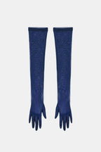 Naiya – Elbow Length Sheer Mesh Gloves For Evening Glamour And Dresses - Nalani - Fashion Clothing and Decor