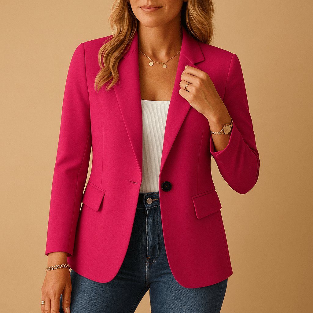 Nalani Tailored Womens Blazer With Comfortable Fit And Sleek Silhouette - Nalani - UK Fashion Clothing and Decor
