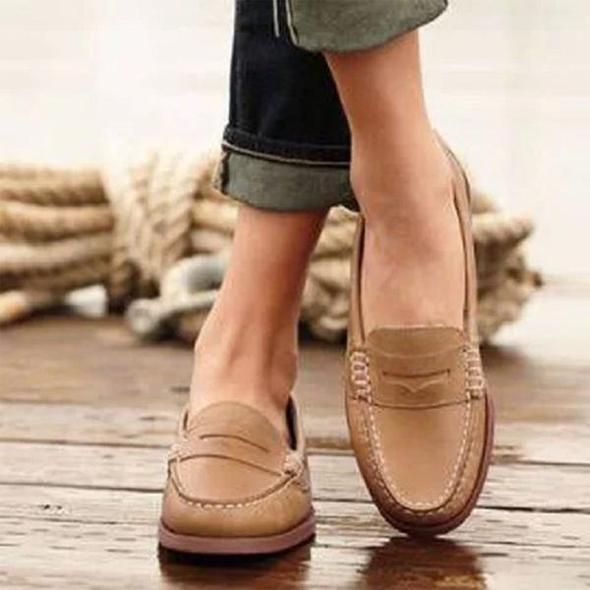 Nalani Women's Classic Penny Loafers | Slip - on - Nalani - Fashion Clothing and Decor