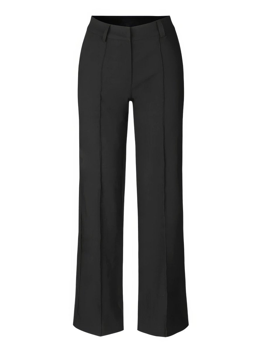 Nalani | Women's High - Waisted Wide - Leg Trousers - Tailored Fit - Full Length - Elegant & Versatile - Nalani - UK Fashion Clothing and Decor