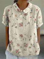 Nancy | Floral Shirt Light Breeze Fit For Everyday Chic - Nalani - Fashion Clothing and Decor