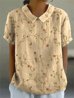 Nancy | Floral Shirt Light Breeze Fit For Everyday Chic - Nalani - Fashion Clothing and Decor