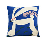 Nordic Animal Embroidery Pillow Cover 45x45 Cushion - Nalani - UK Fashion Clothing and Decor