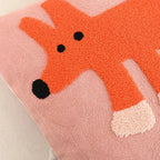 Nordic Animal Embroidery Pillow Cover 45x45 Cushion - Nalani - UK Fashion Clothing and Decor
