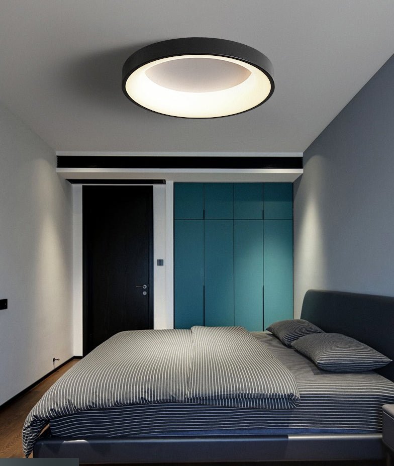 Nordic Circular LED Flush Mount Ceiling Lamp Bedroom - Nalani - UK Fashion Clothing and Decor