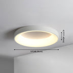 Nordic Circular LED Flush Mount Ceiling Lamp Bedroom - Nalani - UK Fashion Clothing and Decor
