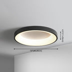 Nordic Circular LED Flush Mount Ceiling Lamp Bedroom - Nalani - UK Fashion Clothing and Decor