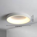 Nordic Circular LED Flush Mount Ceiling Lamp Bedroom - Nalani - UK Fashion Clothing and Decor