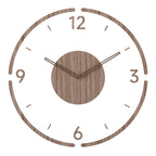 Nordic Quiet Solid Wood Wall Clock for Modern Interiors - Nalani - UK and AUS Fashion Clothing and Decor
